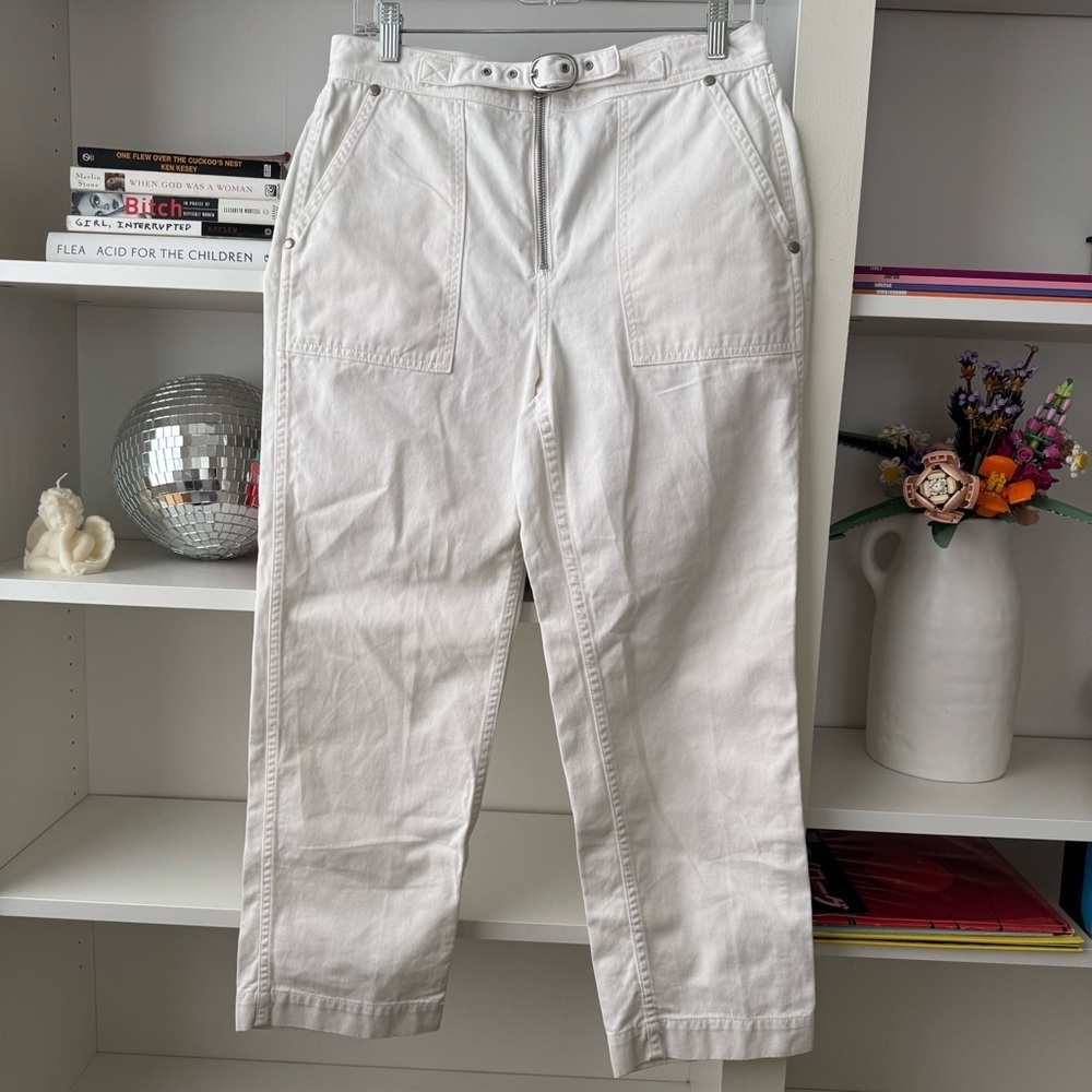 Rag & Bone Vintage White Utility Field Jeans - image 6